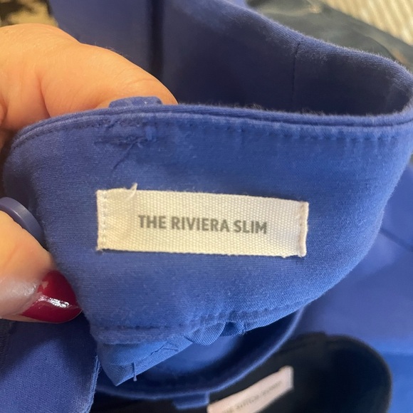 LOFT The Riviera Slim Pants in Royal Blue - Picture 7 of 7